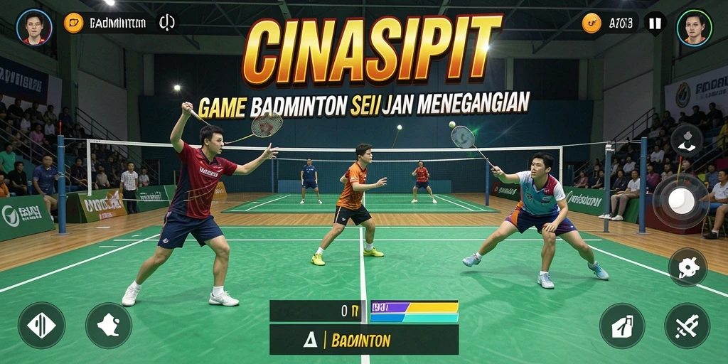 Antarmuka permainan CINASIPIT yang dinamis dan interaktif.