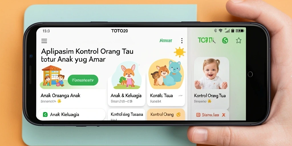 Antarmuka aplikasi TOTO20 yang intuitif dan mudah digunakan.