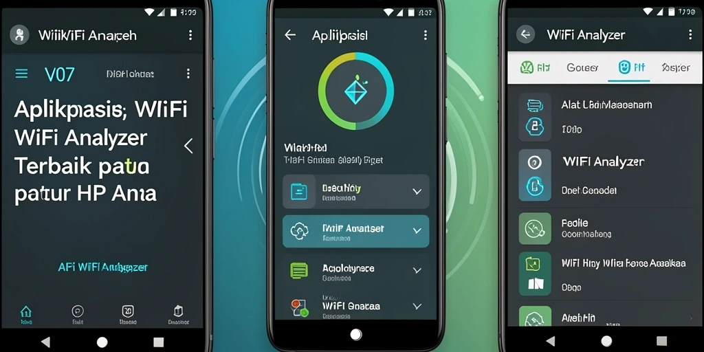 Tampilan antarmuka V07 yang menunjukkan analisis jaringan WiFi secara jelas.